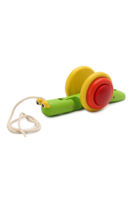 Детского игрушка каталка улитка PLAN TOYS разноцветного цвета, арт. 5108 | Фото 2