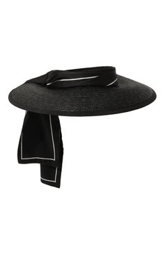 Женская шляпа MAX MARA черного цвета, арт. SIRO 23357101 | Фото 1