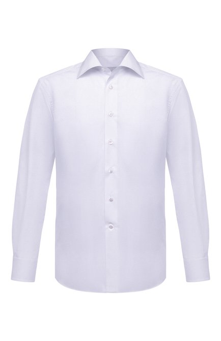 Мужская хлопковая сорочка STEFANO RICCI светло-голубого цвета по цене 112500 руб., арт. MC003678/L1250 | Фото 1