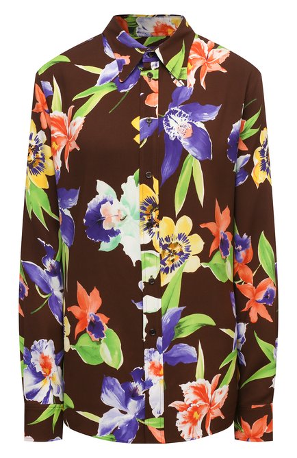 Женская рубашка из вискозы RALPH LAUREN разноцветного цвета по цене 149500 руб., арт. 290844945 | Фото 1