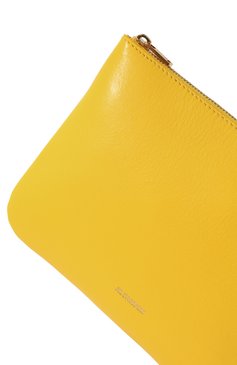 Женская сумка link JIL SANDER желтого цвета, арт. J06WG0003-P4874 | Фото 3 (Сумки-технические: Сумки через плечо; Материал: Натуральная кожа; Материал сплава: Проставлено; Нос: Не проставлено; Размер: mini; Ремень/цепочка: На ремешке; Драгоценные камни: Проставлено)