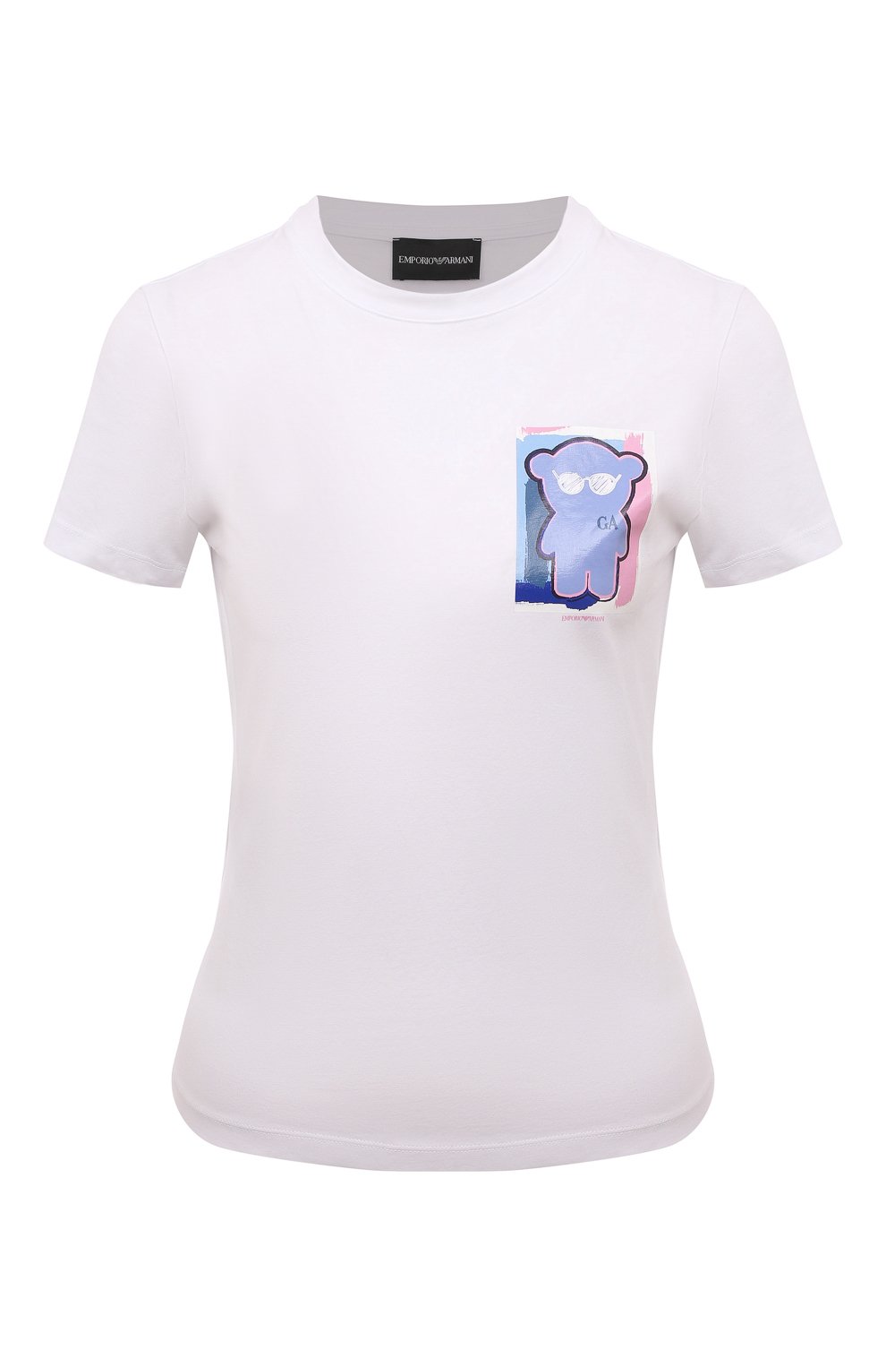 Хлопковая футболка Emporio Armani Белый 3R2T8D/2J07Z 5692010
