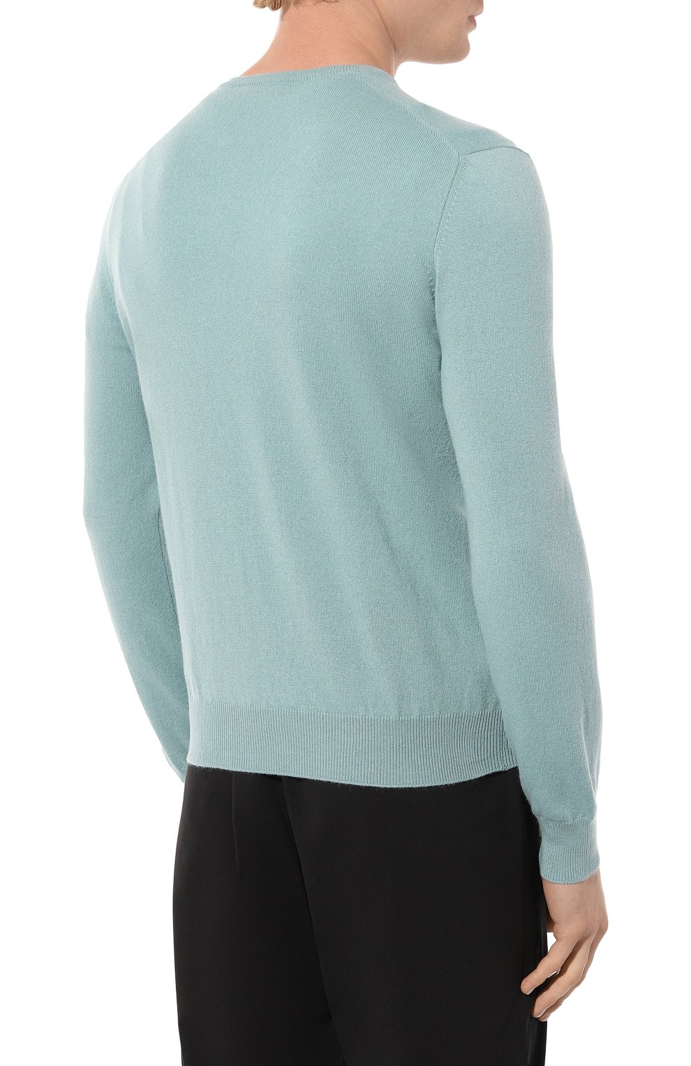 Кашемировый пуловер Gran Sasso 55115/15590, цвет голубой, размер 48 55115/15590 - фото 4