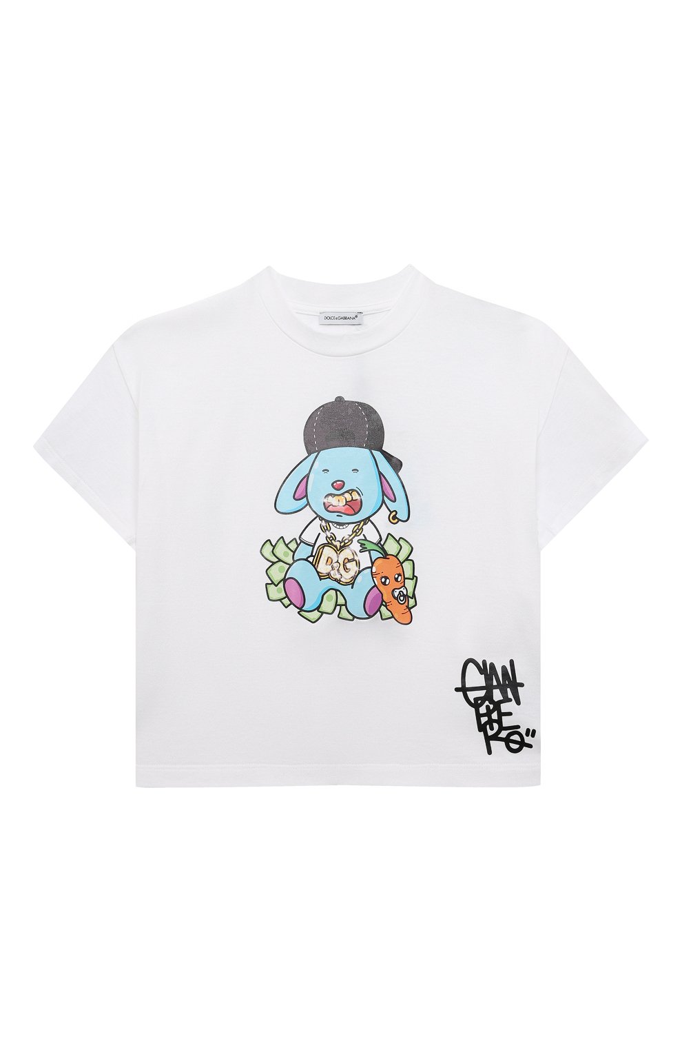 Хлопковая футболка Dolce & Gabbana L5JTHX/G7F9I/2-6
