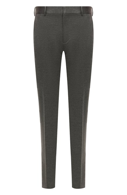 Мужские брюки из хлопка и шерсти LORO PIANA серого цвета по цене 103000 руб., арт. FAI7874 | Фото 1
