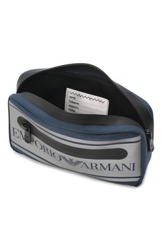 Детская поясная сумка EMPORIO ARMANI синего цвета, арт. 402530/2R574 | Фото 3 (Материал: Текстиль)