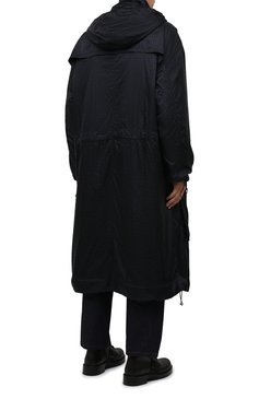 Мужская парка BALMAIN черного цвета, арт. WH1TJ031/X167 | Фото 4 (Кросс-КТ: Куртка; Рукава: Длинные; Материал внешний: Синтетический материал; Материал подклада: Синтетический материал; Длина (верхняя одежда): Длинные; Стили: Кэжуэл)