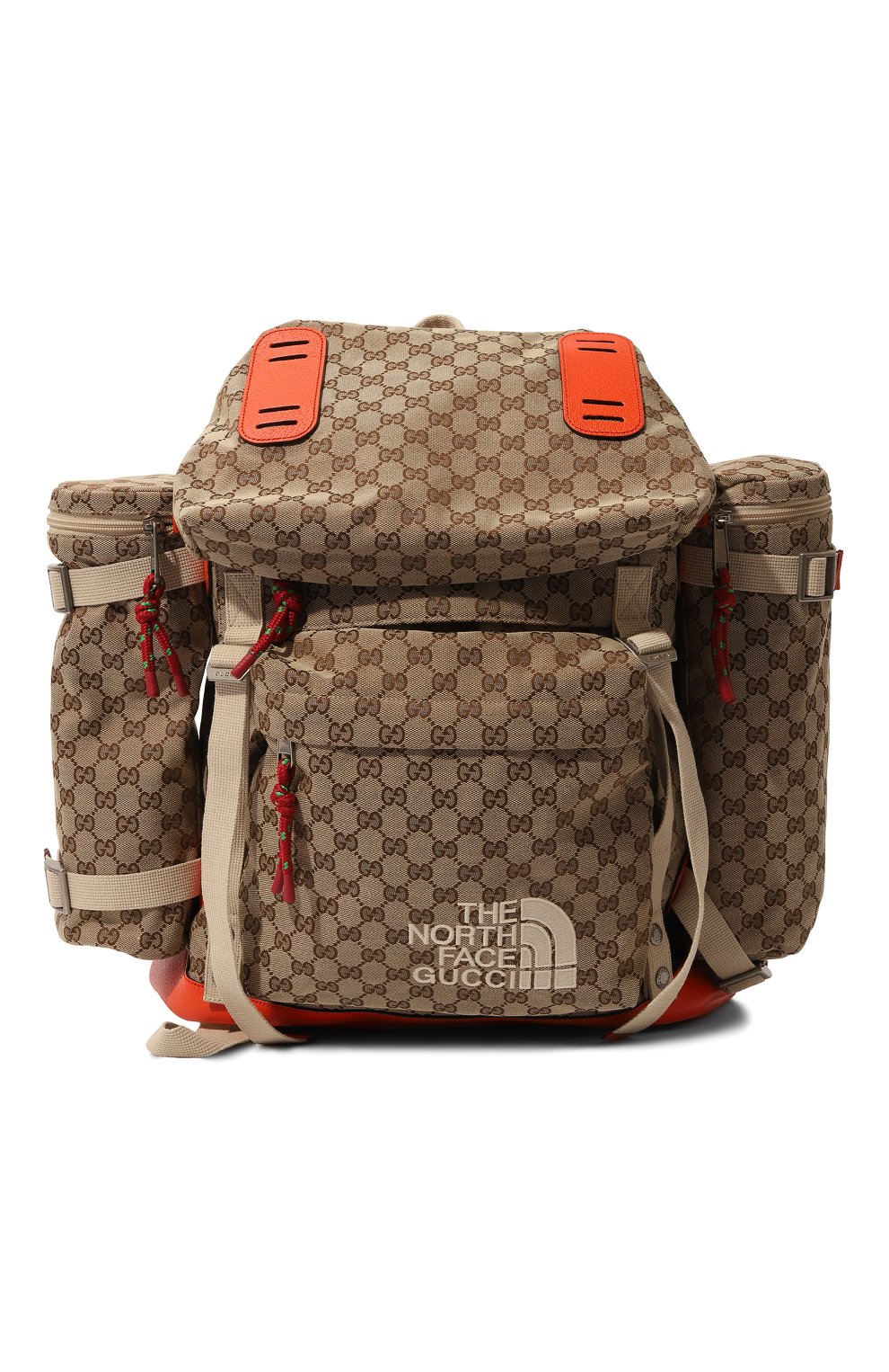 Мужской коричневый рюкзак the north face x gucci GUCCI купить в ...