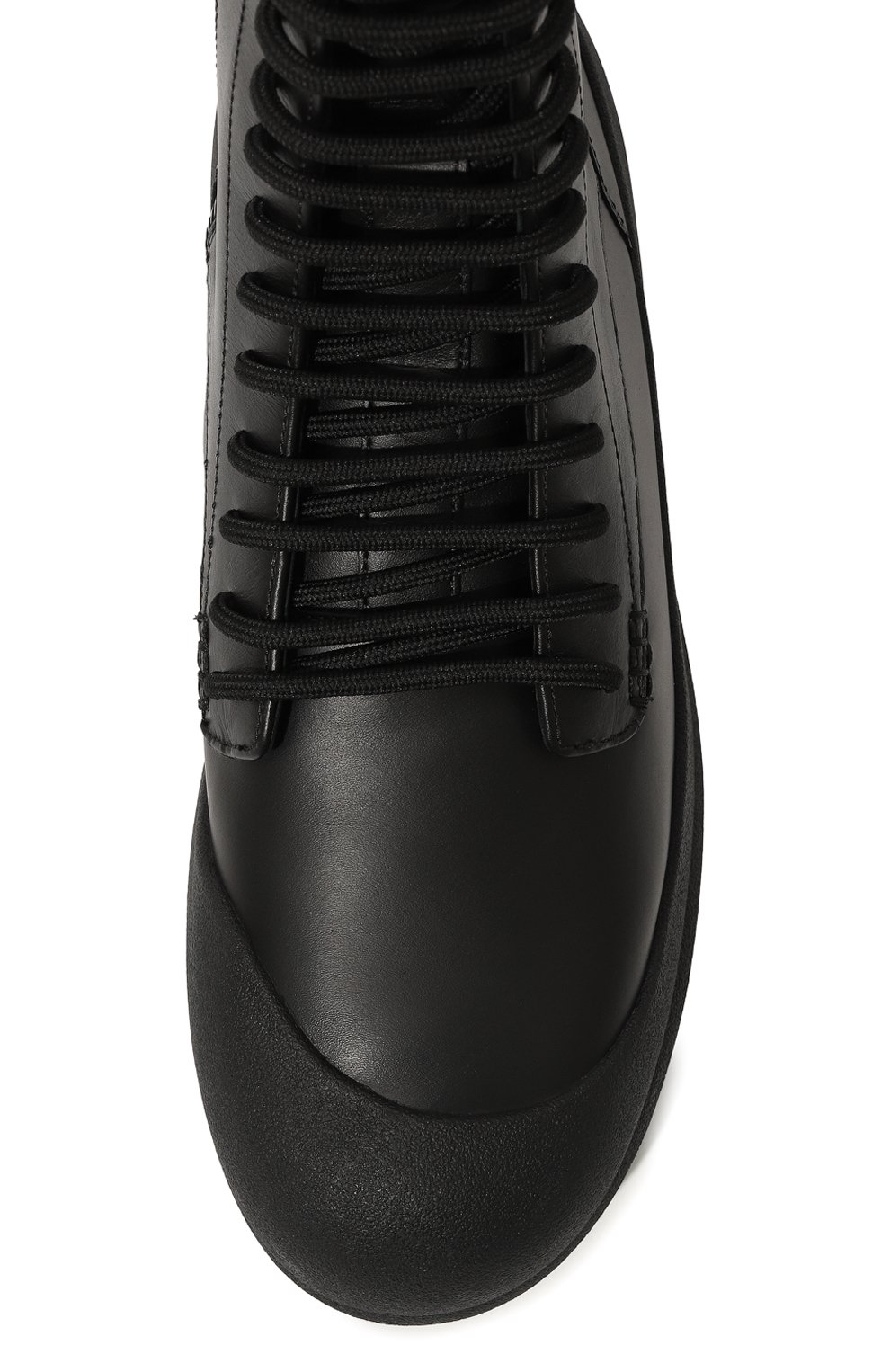Мужские кожаные ботинки BALLY черного цвета, арт. MSB04G/VT012 | Фото 6 (Каблук высота: Высокий; Материал утеплителя: Натуральный мех; Мужское Кросс-КТ: Ботинки-обувь, зимние ботинки; Материал сплава: Проставлено; Подошва: Плоская; Драгоценные камни: Проставлено)