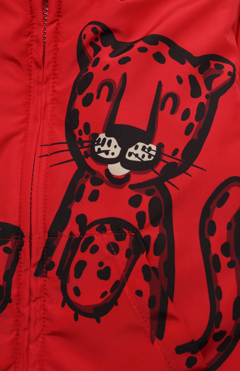 Детского ветровка DOLCE & GABBANA красного цвета, арт. L1JB3Y/G7B3H | Фото 3 (Кросс-КТ НВ: Ветровка)