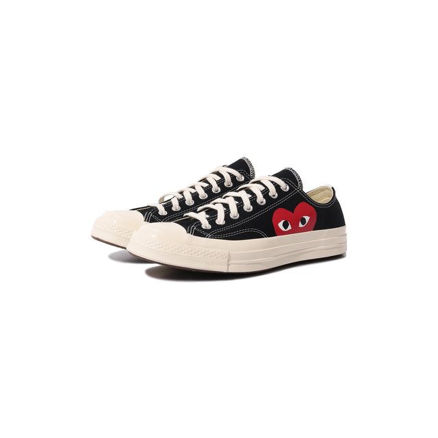 фото Текстильные кеды comme des garcons play x converse comme des garcons play