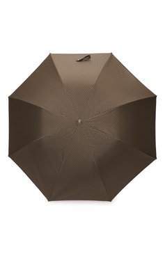 Мужской складной зонт PASOTTI OMBRELLI коричневого цвета, арт. 64S/52682/4/PELLE | Фото 1 (Материал: Текстиль, Синтетический материал, Металл)