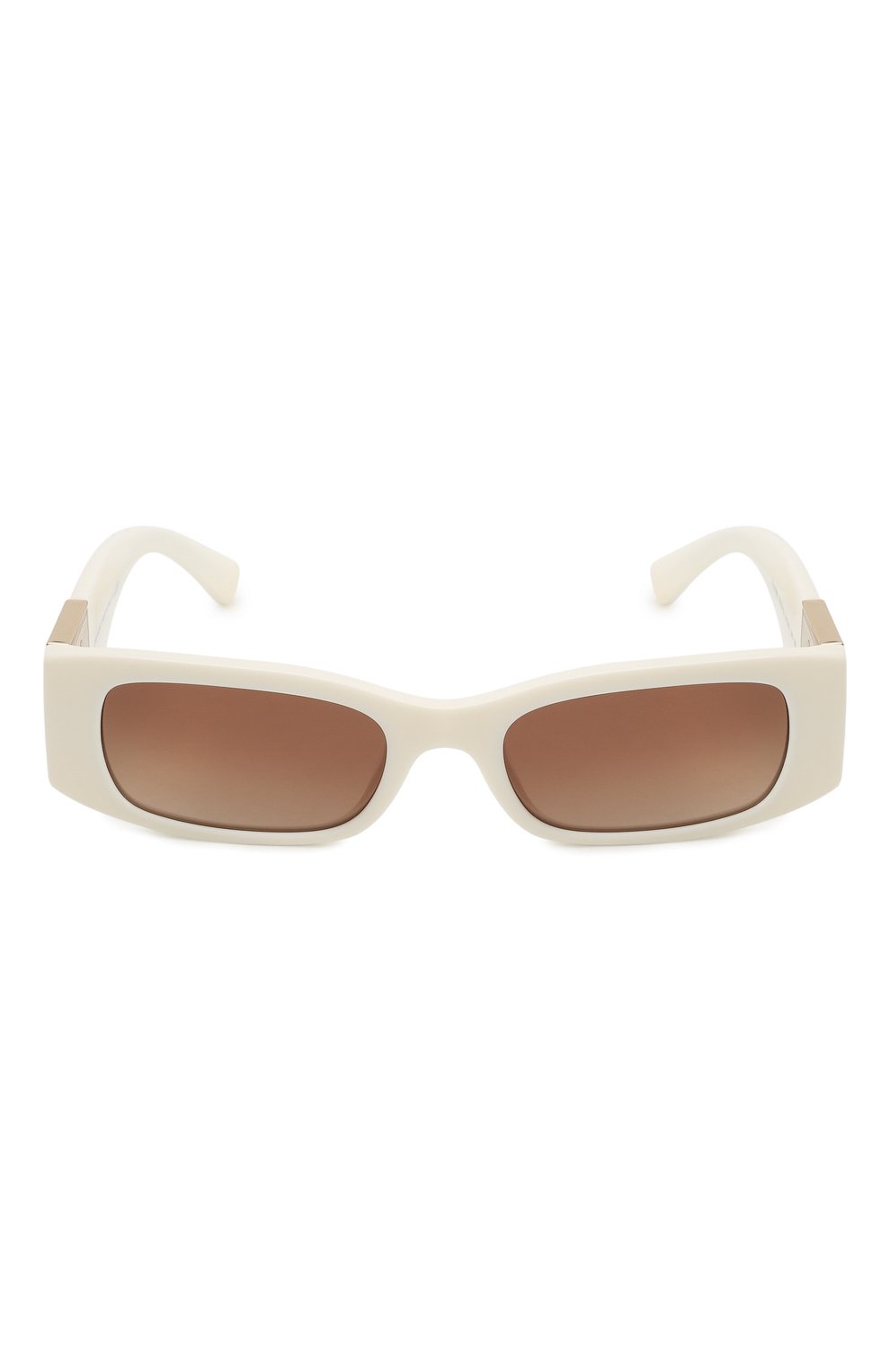 Женские солнцезащитные очки VALENTINO кремвого цвета, арт. 4105-511813 | Фото 3 (Тип очков: С/з; Оптика Гендер: оптика-женское; Очки форма: Прямоугольные)