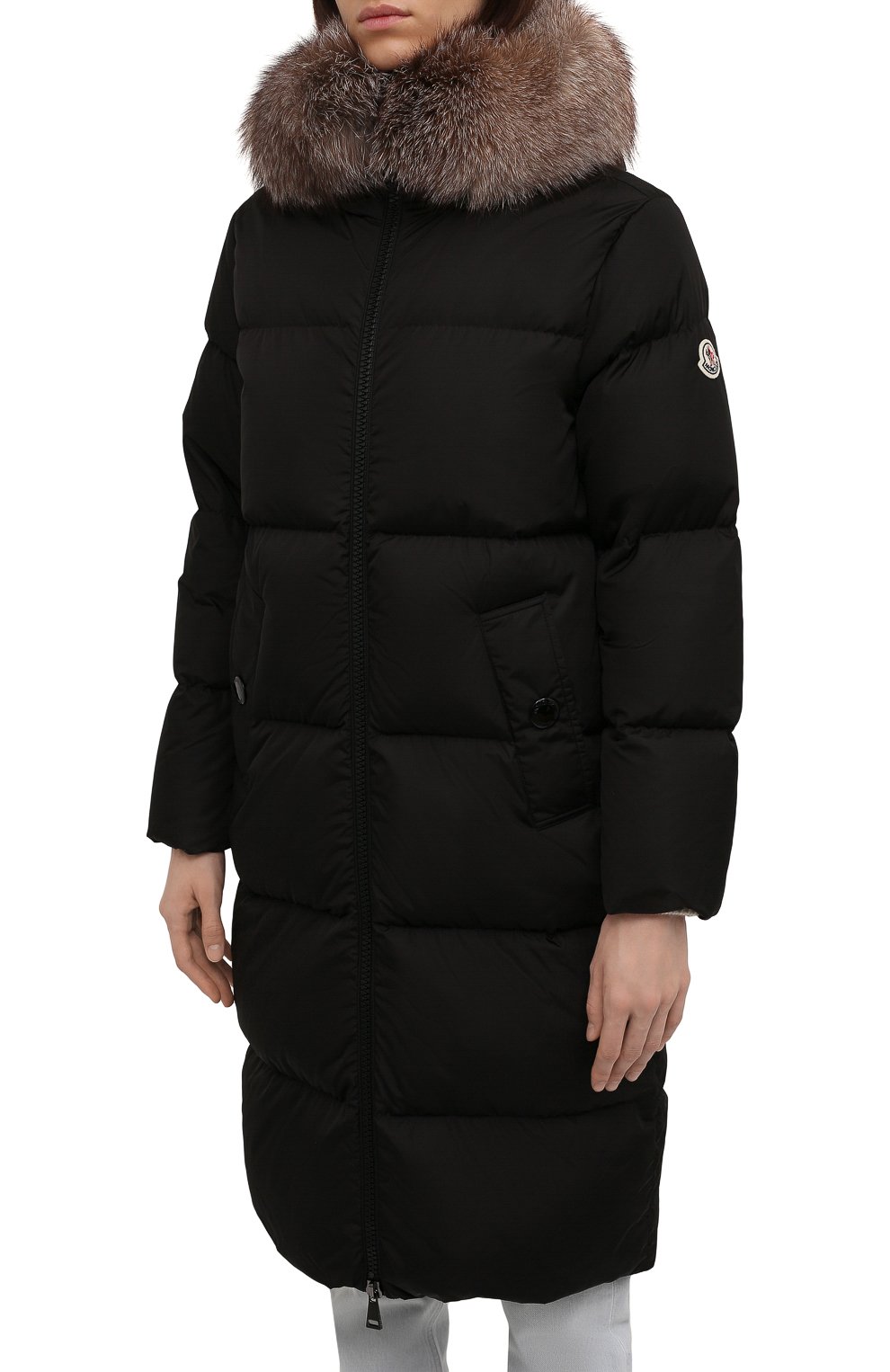 Женский черный пуховик cadinot MONCLER купить в интернет-магазине ЦУМ, арт.  G2-093-1C000-36-54155