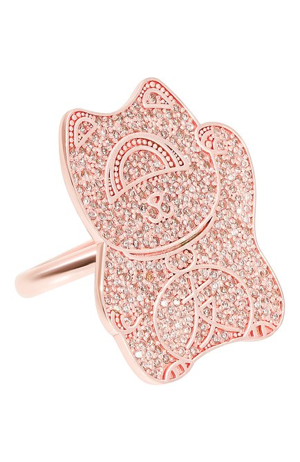 Женское кольцо SASHAVERSE розового цвета, арт. Ring4/DFF | Фото 1 (Региональные ограничения белый список (Axapta Mercury): Не проставлено; Нос: Не проставлено)