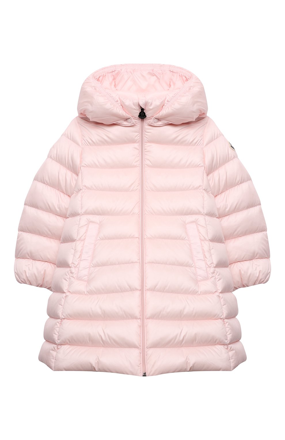 Детского пуховое пальто MONCLER розового цвета, арт. G2-951-1C505-10-53048 | Фото 1 (Кросс-КТ НВ: Пальто)