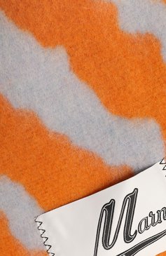 Женский шерстяной шарф MARNI разноцветного цвета, арт. SCMC0095Y0/UTW986 | Фото 4 (Материал: Текстиль, Шерсть)