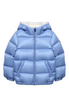 Детского пуховая куртка MONCLER голубого цвета, арт. G2-951-1A539-20-53334 | Фото 1 (Кросс-КТ НВ: Куртки)
