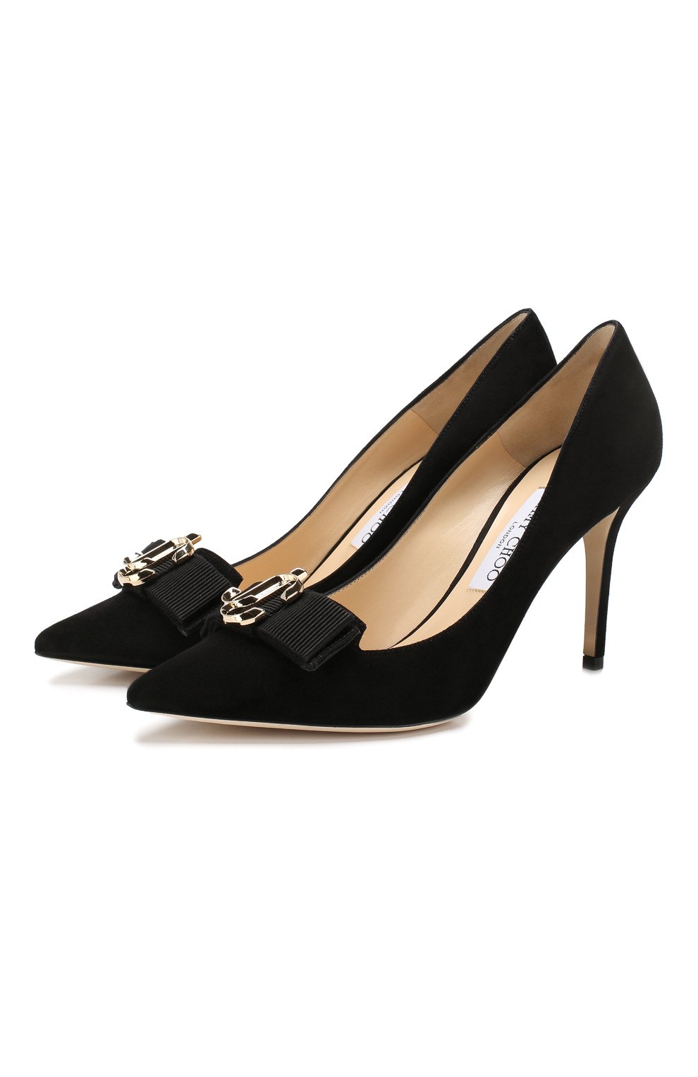 Женские черные замшевые туфли ari 85 JIMMY CHOO купить в интернет ...