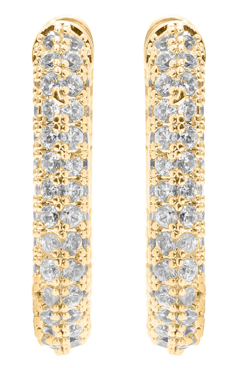 Женские серьги LUV AJ золотого цвета, арт. CH8-E-XLPCLH-G | Фото 1 (Материал: Металл)