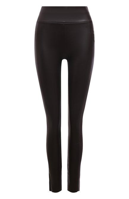 Женские леггинсы WOLFORD коричневого цвета, арт. 19298 | Фото 1 (Материал внешний: Синтетический материал; Длина (брюки, джинсы): Стандартные)