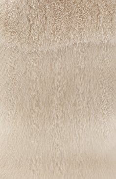 Женская шапка фанни из меха норки FURLAND белого цвета, арт. 0141100110113300000 | Фото 4 (Материал: Натуральный мех)
