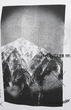 Мужская футболка 2 moncler 1952 moncler genius x and wander MONCLER GENIUS белого цвета, арт. G2-092-8C000-10-829FB | Фото 5 (Рукава: Короткие; Длина (для топов): Стандартные; Принт: С принтом; Материал внешний: Хлопок; Стили: Спорт-шик)