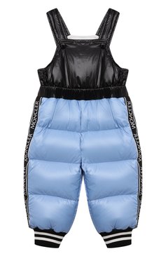 Детского комплект из комбинезона и куртки MONCLER голубого цвета, арт. G2-951-1F515-20-68950/9-12M | Фото 4 (Кросс-КТ НВ: Верхняя одежда-одежда, Утепленные)