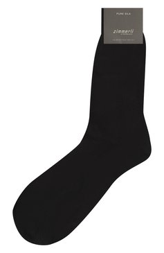 Мужские шелковые носки ZIMMERLI черного цвета, арт. 2561/10 | Фото 1 (Материа л внешний: Шелк; Кросс-КТ: бельё; Материал сплава: Проставлено; Нос: Не проставлено)