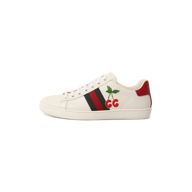 фото Кожаные кеды ace gucci