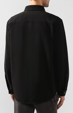 Мужская хлопковая рубашка 1903 HARLEY-DAVIDSON черного цвета, арт. 96282-20VM | Фото 4 (Манжеты: На пуговицах; Воротник: Кент; Рукава: Длинные; Случай: Повседневный; Длина (для топов): Стандартные; Материал внешний: Хлопок; Принт: Однотонные)
