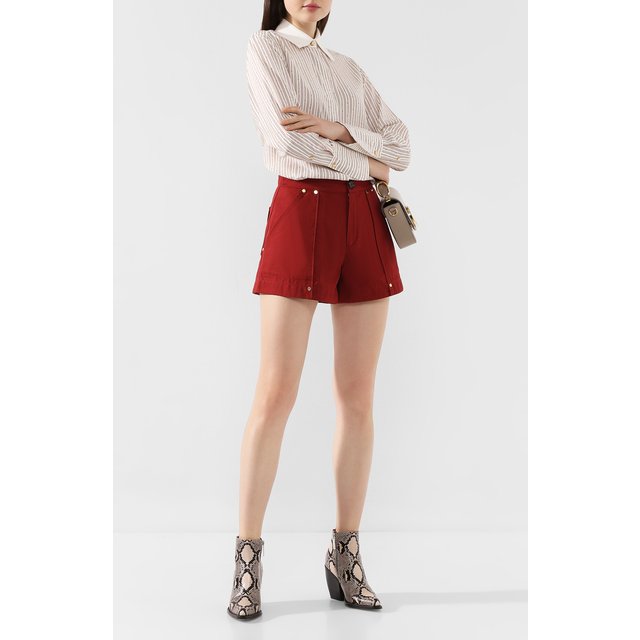 фото Хлопковые шорты chloé