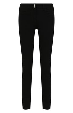 Женские джинсы GIVENCHY черного цвета, арт. BW50QH50MQ | Фото 1 (Кросс-КТ: Деним; Длина (брюки, джинсы): Стандартные; Материал внешний: Хлопок; Стили: Спорт-шик; Силуэт Ж (брюки и джинсы): Узкие)