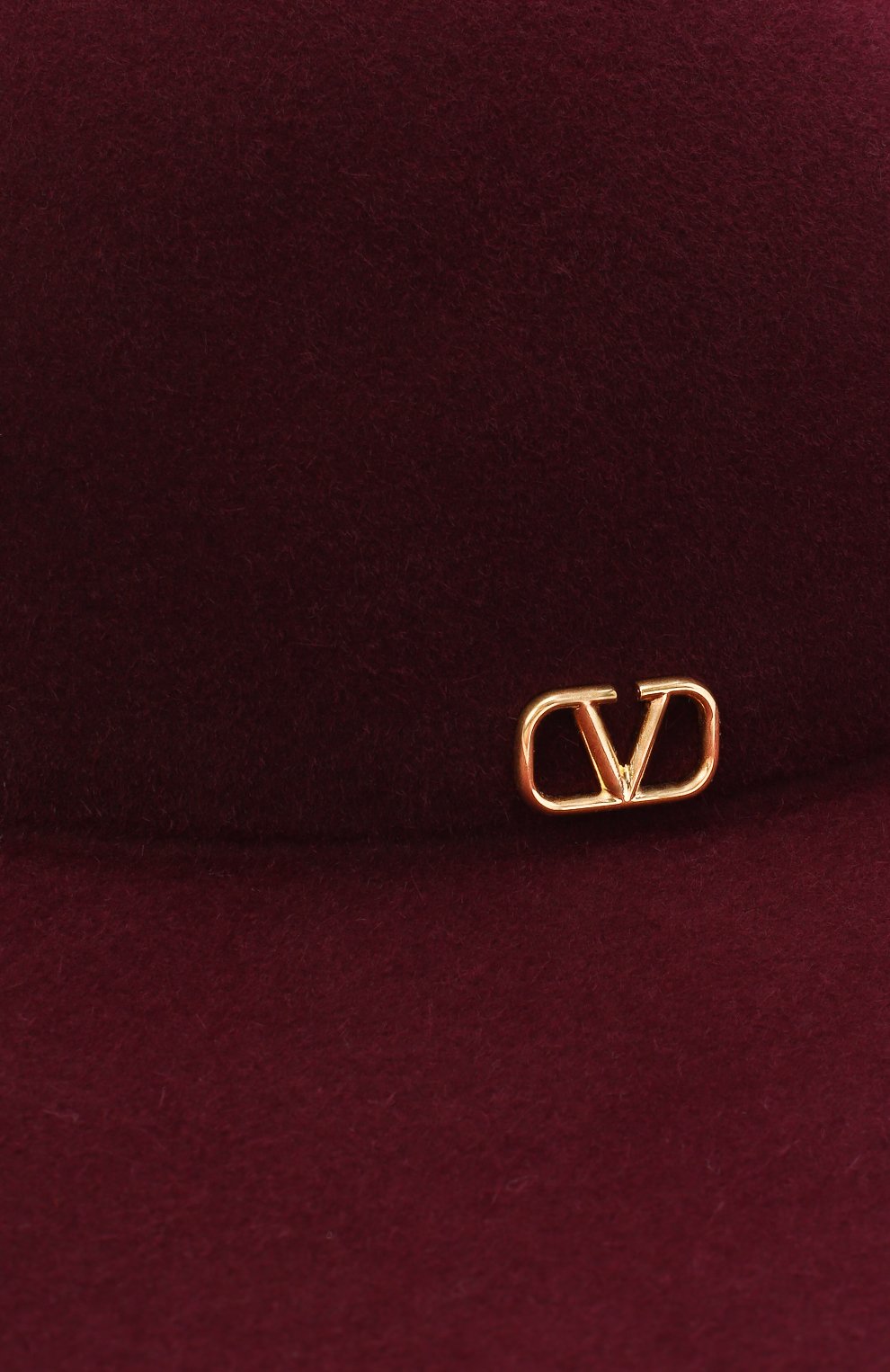 Женская фетровая шляпа  VALENTINO сиреневого цвета, арт. UW2HEA49/WDW | Фото 3 (Материал: Текстиль, Шерсть)