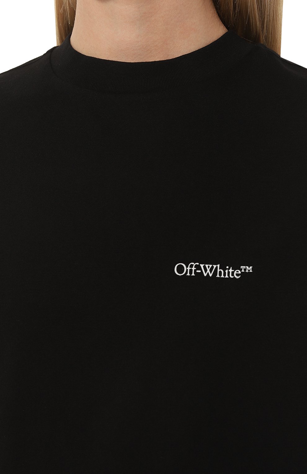 фото Хлопковая футболка off-white