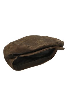 Мужская хлопковое кепи DOLCE & GABBANA коричневого цвета, арт. GH587A/G8ID6 | Фото 1 (Материал: Текстиль, Хлопок; Материал сплава: Проставлено; Нос: Не проставлено)