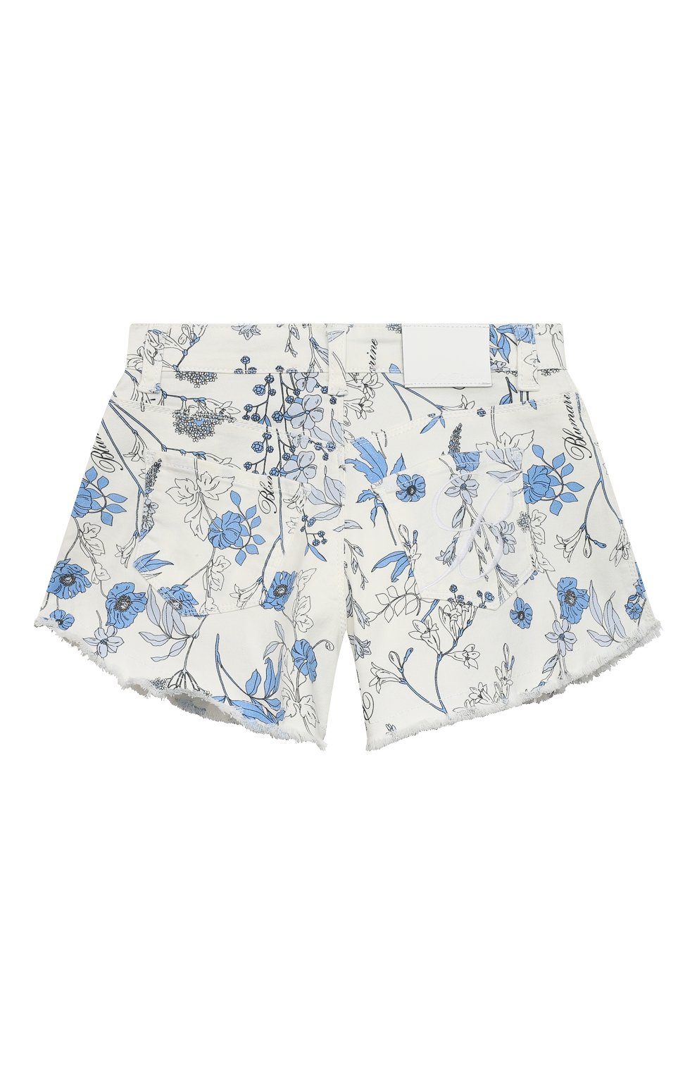 Хлопковые шорты Blumarine  IA3051T4033 Фото 2