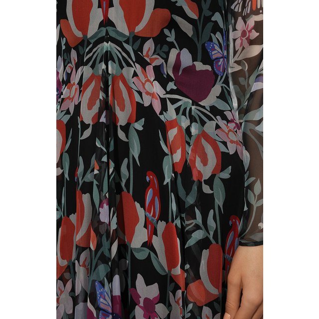 фото Шелковое платье valentino