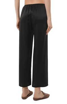 Женская шелковая пижама MARJOLAINE черного цвета, арт. 3SOI5536 | Фото 6 (Материал внешний: Шелк)