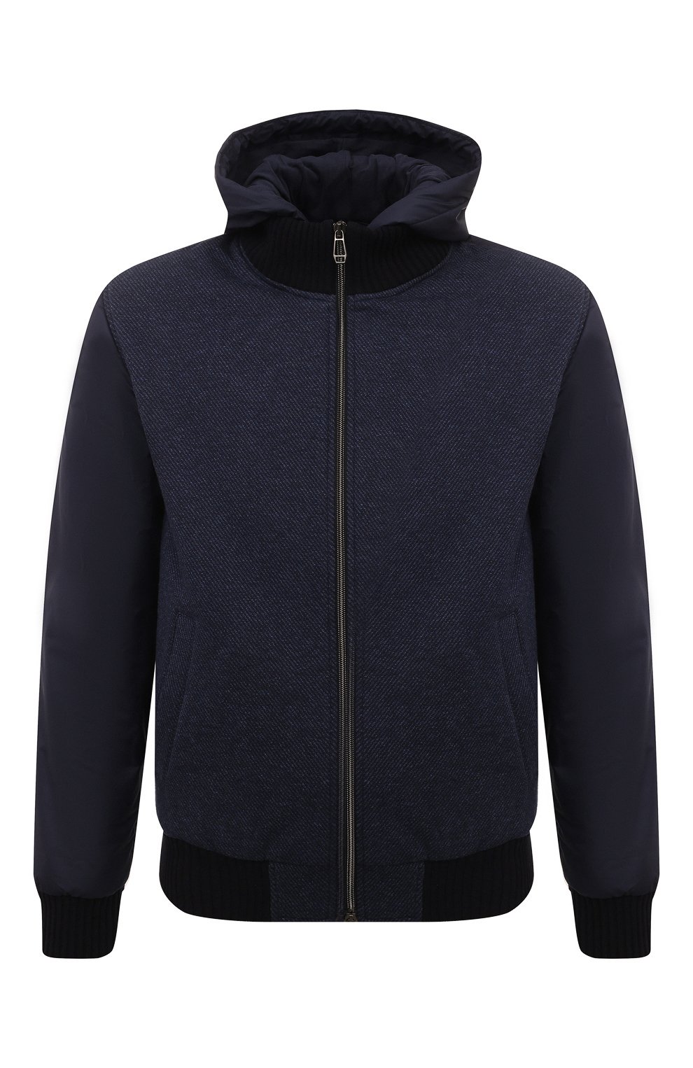 Мужской голубой хлопковый бомбер MUST купить в интернет-магазине ЦУМ ...