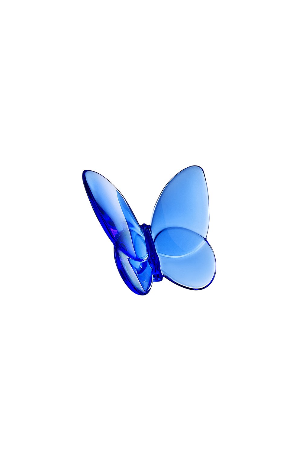 Статуэтка lucky butterfly BACCARAT голубого цвета, арт. 2 102 546 | Фото 1 (Интерьер_коллекция: Papillon; Материал внутренний: Не назначено; Региональные ограничения белый список (Axapta Mercury): Не проставлено; Нос: Не проставлено; Статус проверки: Проверена категория; Ограничения доставки: fragile-2)