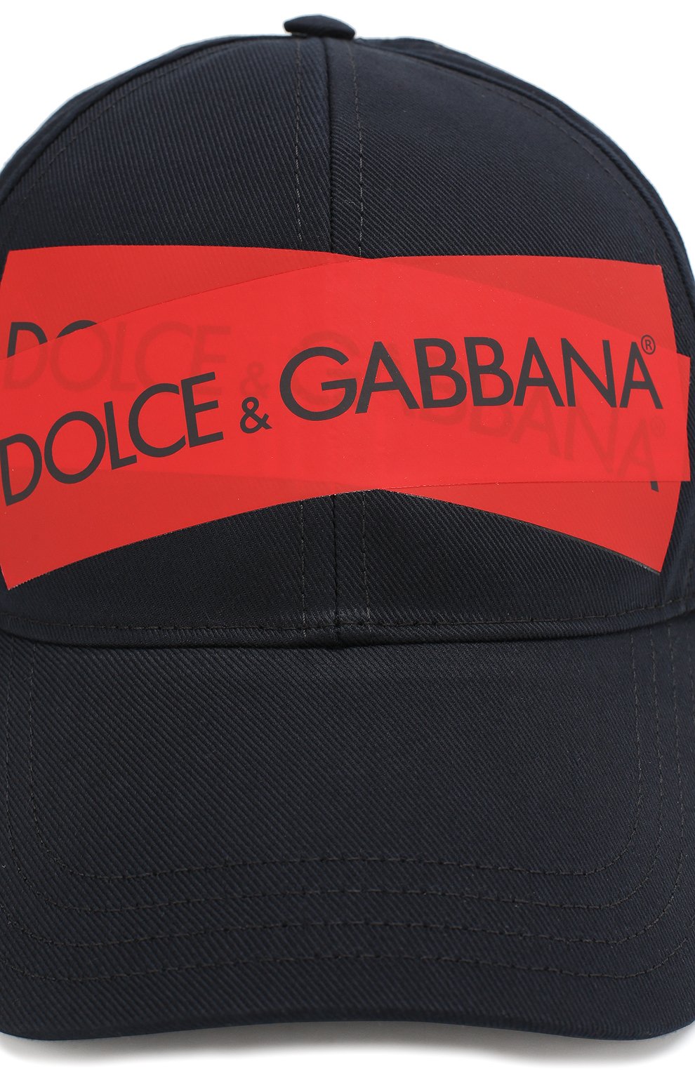 Мужской хлопковая бейсболка DOLCE & GABBANA темно-синего цвета, арт. GH590A/GEF58 | Фото 3 (Материал: Текстиль, Хлопок; Статус проверки: Проверено, Проверена категория)
