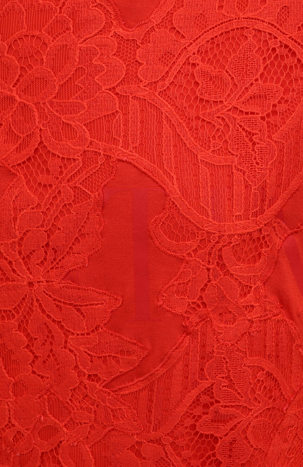 Женская хлопковая футболка VALENTINO оранжевого цвета, арт. WB3MG14W6K7 | Фото 5 (Принт: Без принта; Рукава: Короткие, 3/4; Длина (для топов): Стандартные; Материал сплава: Проставлено; Материал внешний: Хлопок; Стили: Спорт-шик; Женское Кросс-КТ: Футболка-одежда; Драгоценные камни: Проставлено)