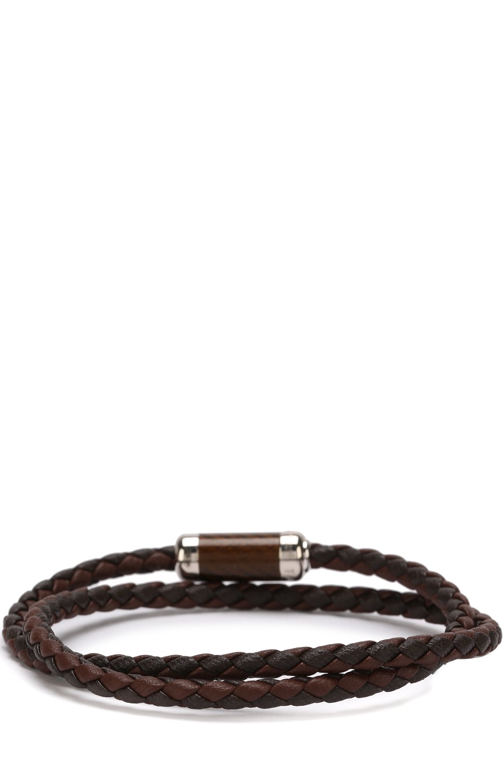 Мужской кожаный браслет TATEOSSIAN коричневого цвета, арт. BL5843 | Фото 2 (Материал: Натуральная кожа; Статус проверки: Проверена категория)