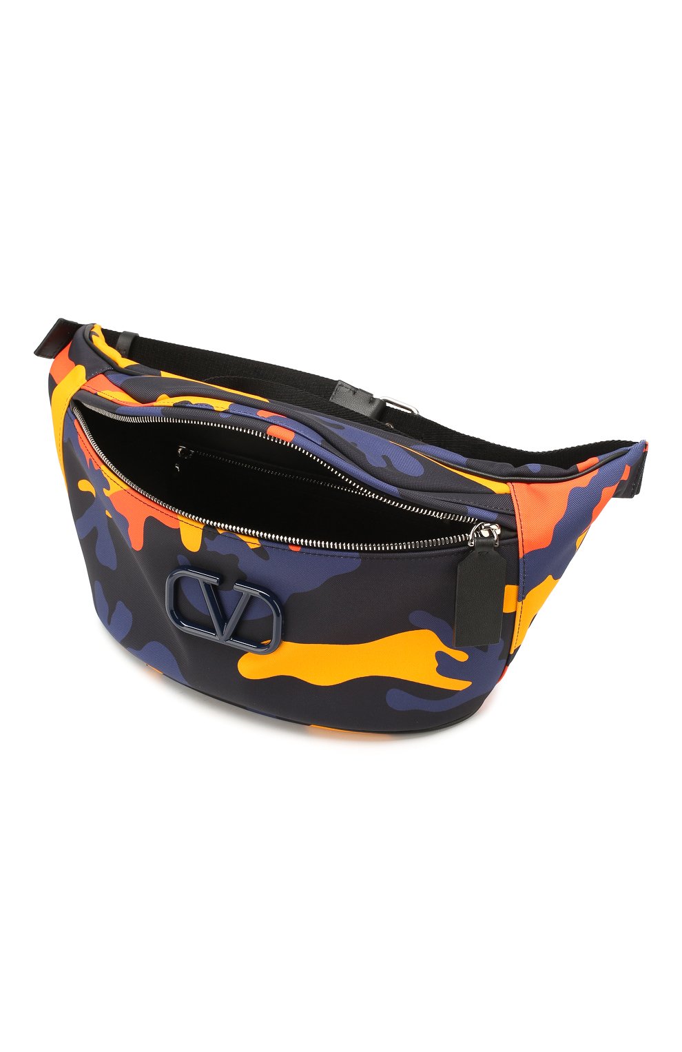 Мужская текстильная поясная сумка VALENTINO оранжевого цвета, арт. TY2B0827/MPR | Фото 4 (Случай: Повседневный; Материал: Текстиль; Размер: large)