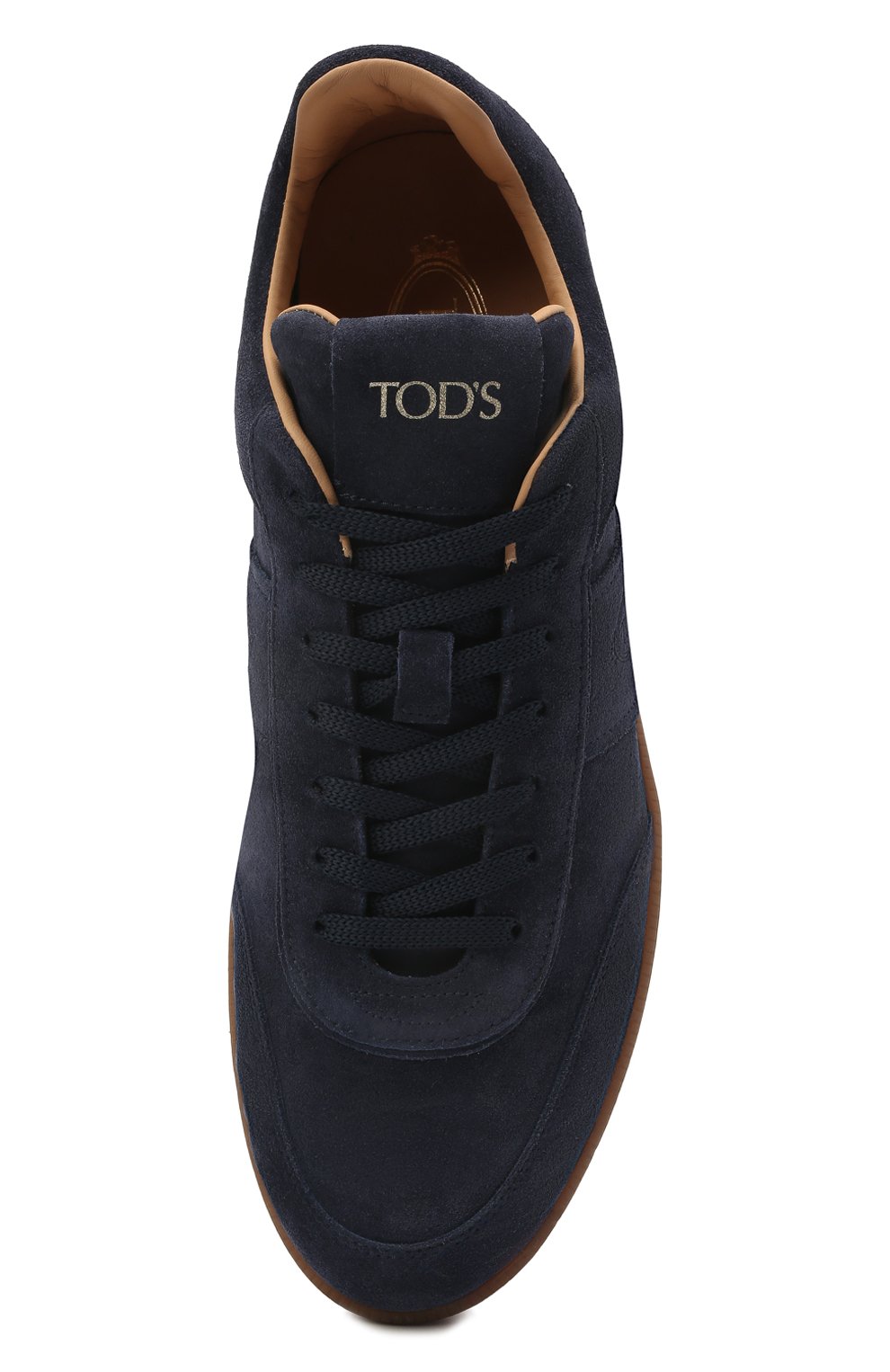 Tods синие замшевые кроссовки