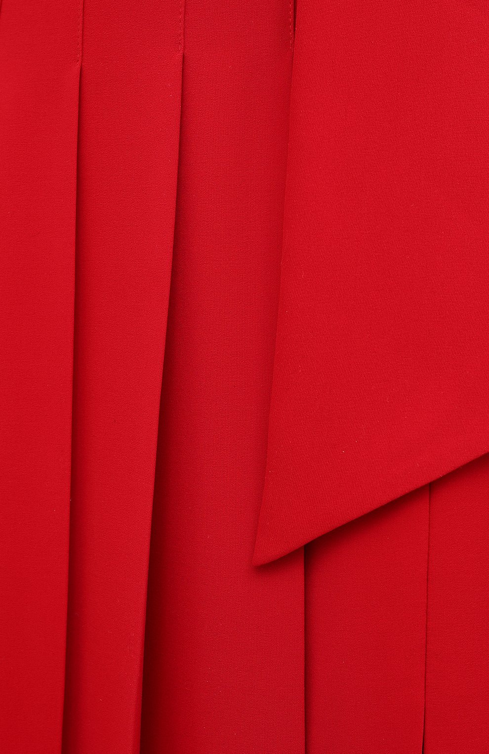 Женское шелковое платье VALENTINO красного цвета, арт. UB0VDB751MM | Фото 5 (Материал внешний: Шелк; Рукава: Длинные; Случай: Вечерний; Длина Ж (юбки, платья, шорты): Макси; Стили: Романтичный; Женское Кросс-КТ: Платье-одежда)