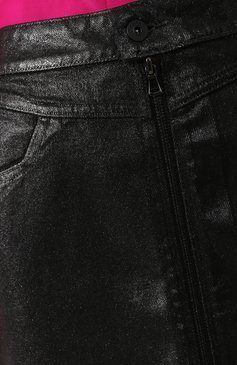 Женская джинсовая юбка PAIGE черного цвета, арт. 4727E13-6042 | Фото 5 (Кросс-КТ: Деним; Длина Ж (юбки, платья, шорты): Мини; Женское Кросс-КТ: Юбка-одежда; Материал внешний: Хлопок; Статус проверки: Проверена категория)