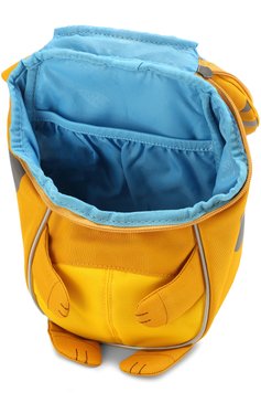 Детская рюкзак с декоративной отделкой AFFENZAHN желтого цвета, арт. AFZ-FAS-004-001 | Фото 3 (Материал внутренний: Не назначено; Материал сплава: Проставлено; Нос: Не проставлено; Материал: Текстиль; Статус проверки: Проверена категория)