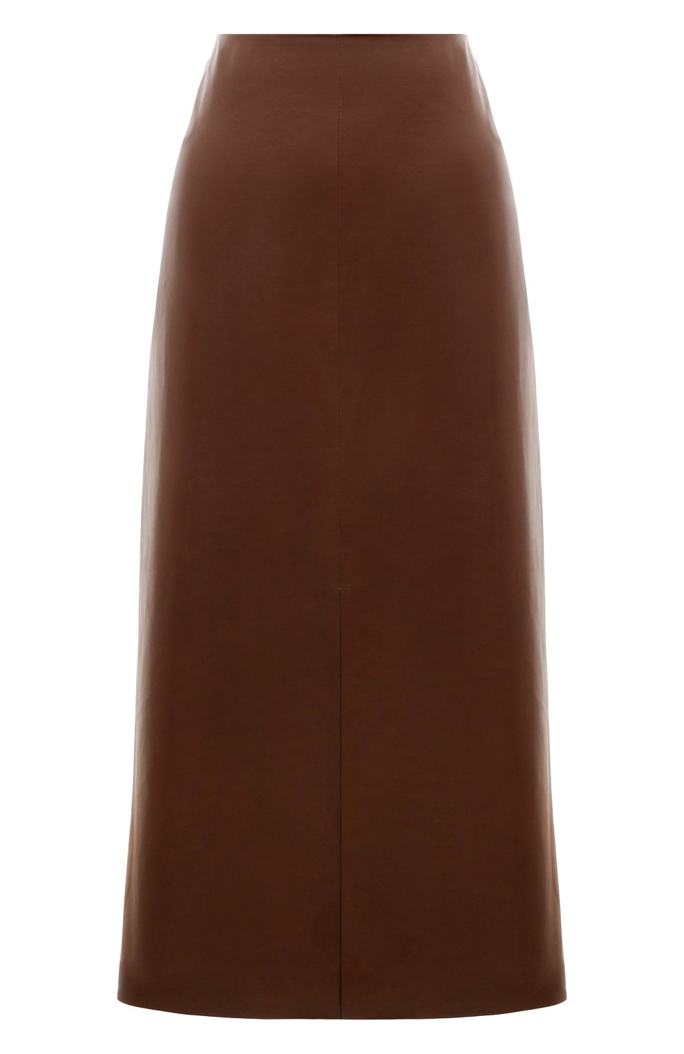 Фото Женская коричневая кожаная юбка COLOR TEMPERATURE, арт. К-3/528 Россия К-3/528 